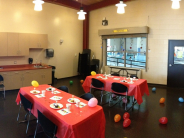 A birthday party in the Fruita Community Center.