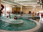 The lazy river in the Fruita Community Center.