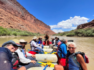 Seniors on the Colorado River Rafting Trip 2022.