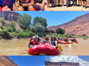 Seniors on the Colorado River Rafting Trip 2022.