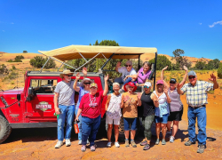 Moab Hummer Safari trip with seniors.