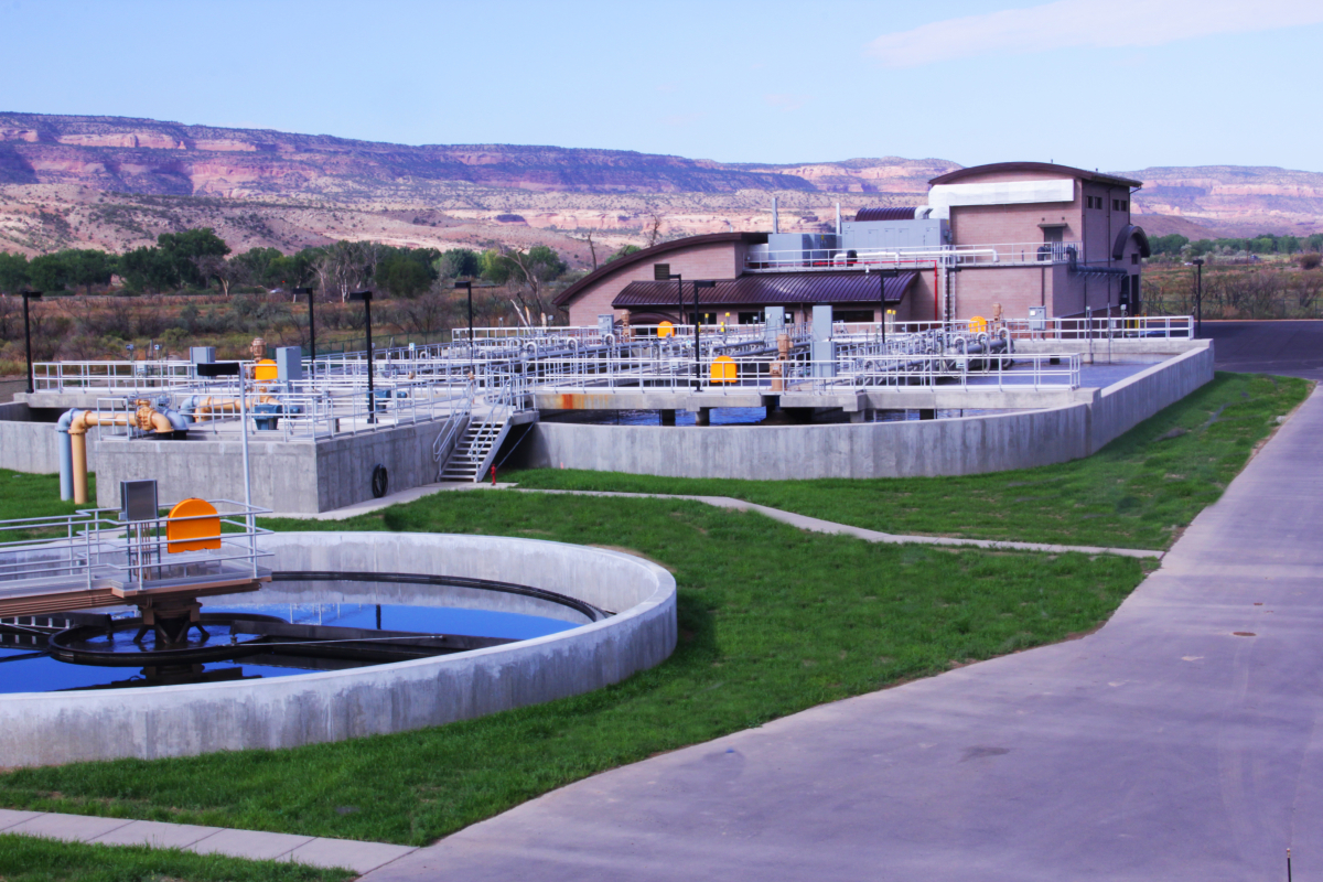 The waste water treatment plant in Fruita.