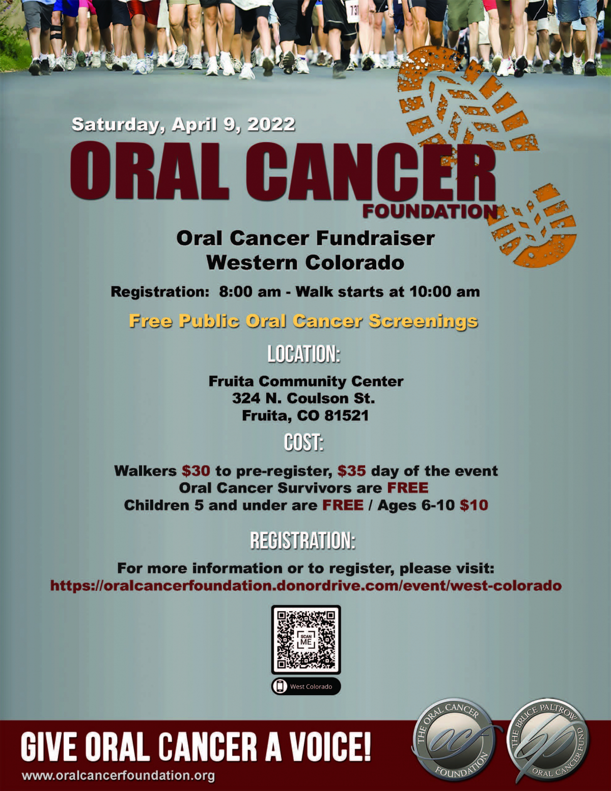Oral Cancer Foundation Flyer